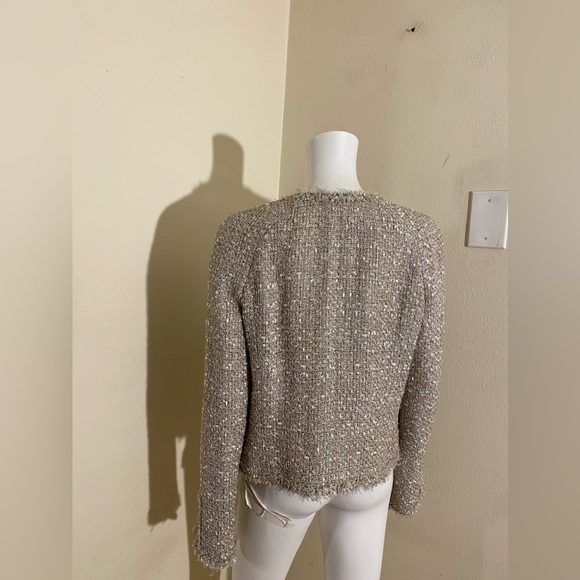 Chanel Tweed Embroidered Jacket Sz: Fr38 Us6 - Picture 4 of 12